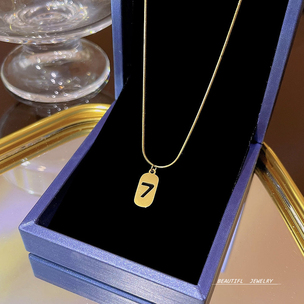 Women's Bow Zircon Clavicle Chain Titanium Steel Necklaces