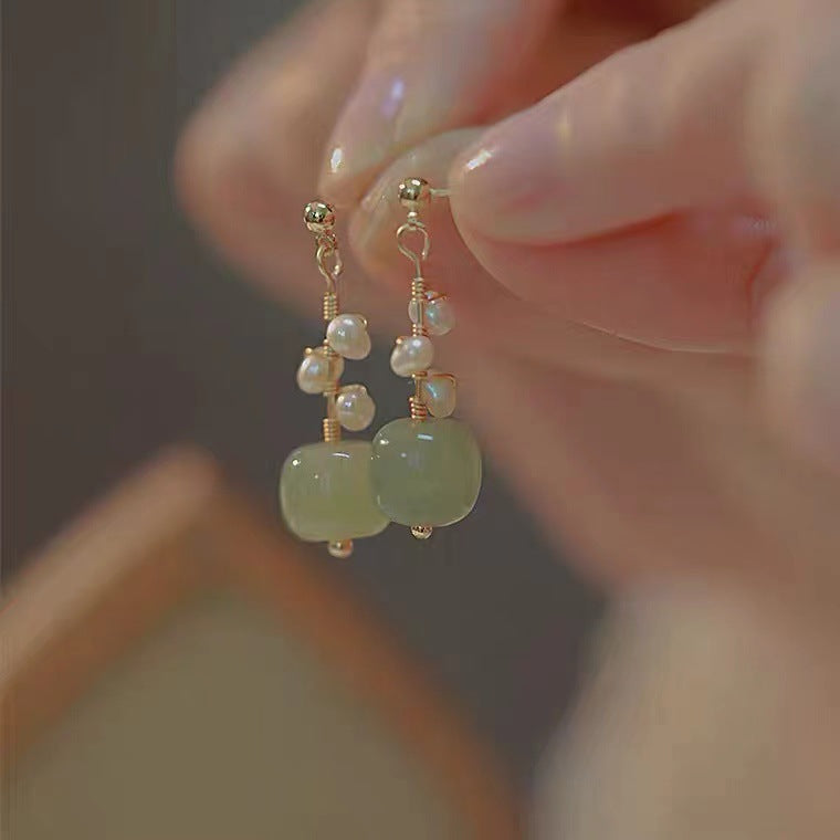 Chinese Style Simple Design Ear Unique Earrings