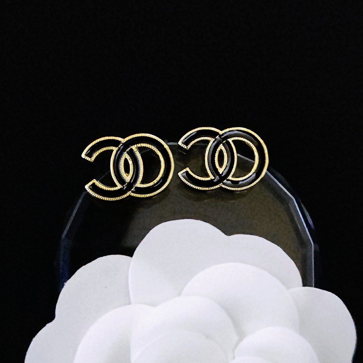 Women's & Men's Quality Collection Trending Rhinestone Letters Sier Earrings
