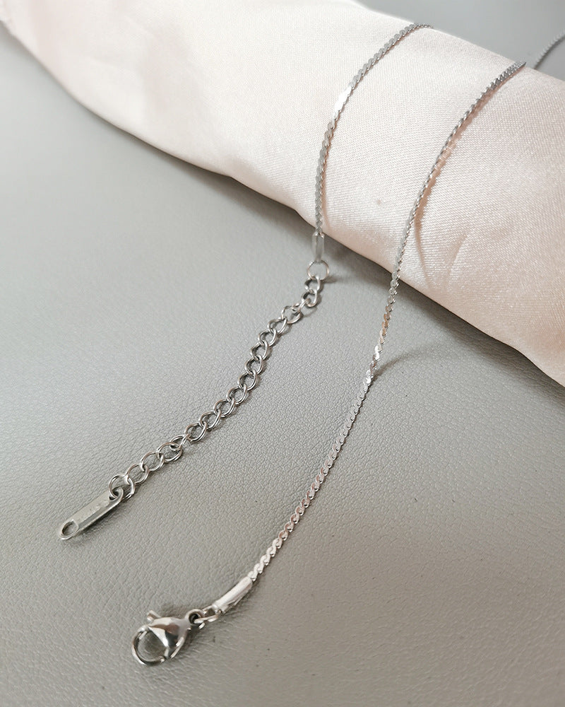 Steel Female Clavicle Chain Choker Snake Bones Necklaces