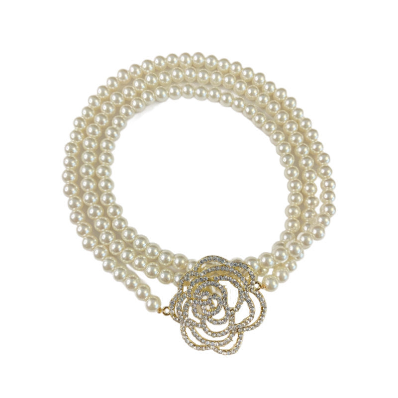 Pearl Stackable Wear Long Light Luxury High-grade Sense Necklaces