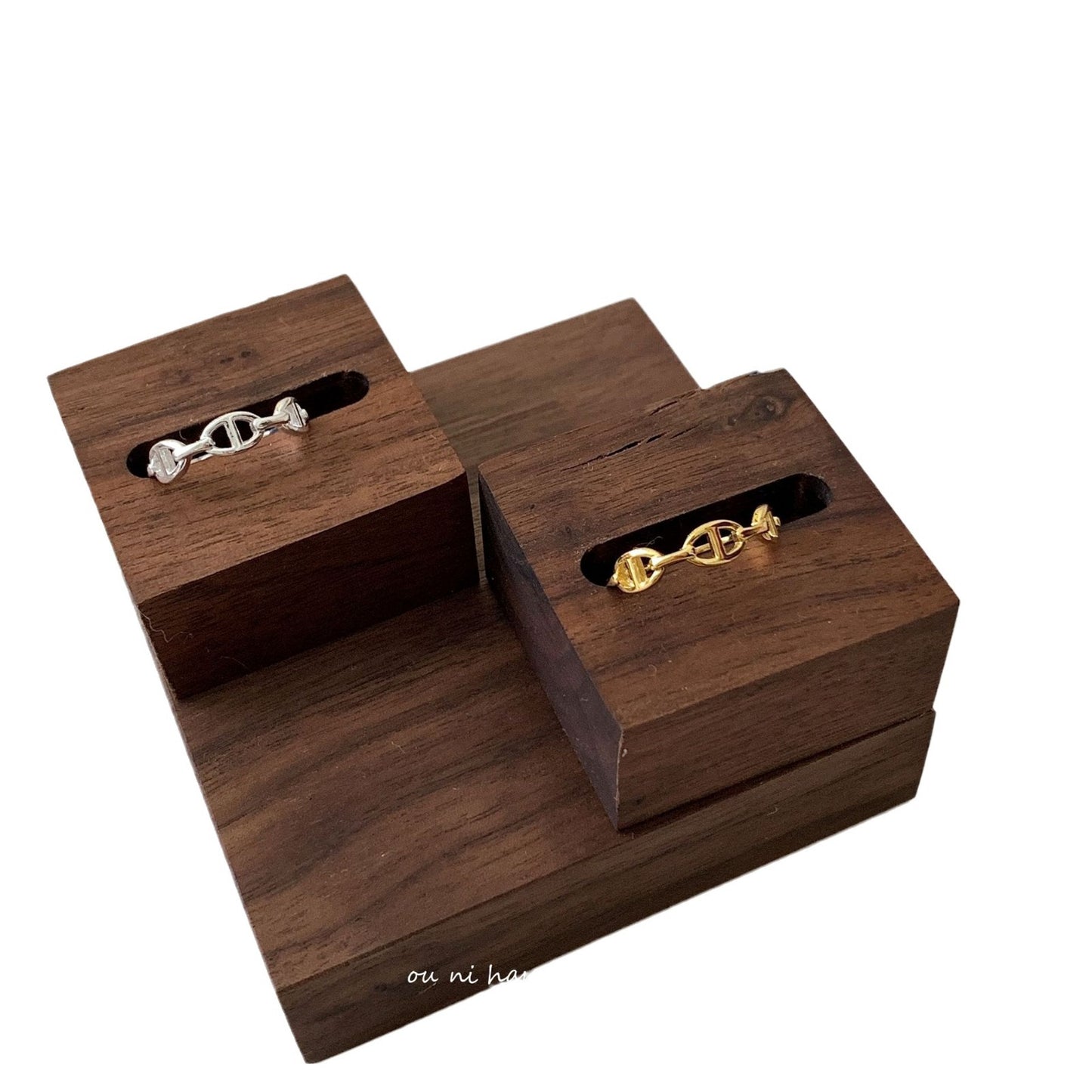 Sier Niche Design Pig Nose Female Style Rings