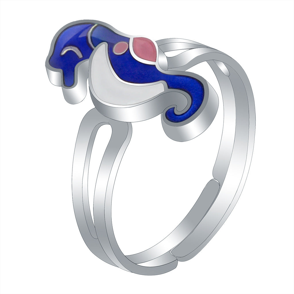 Women's Design Simple Princess Cartoon Cute Animal Rings