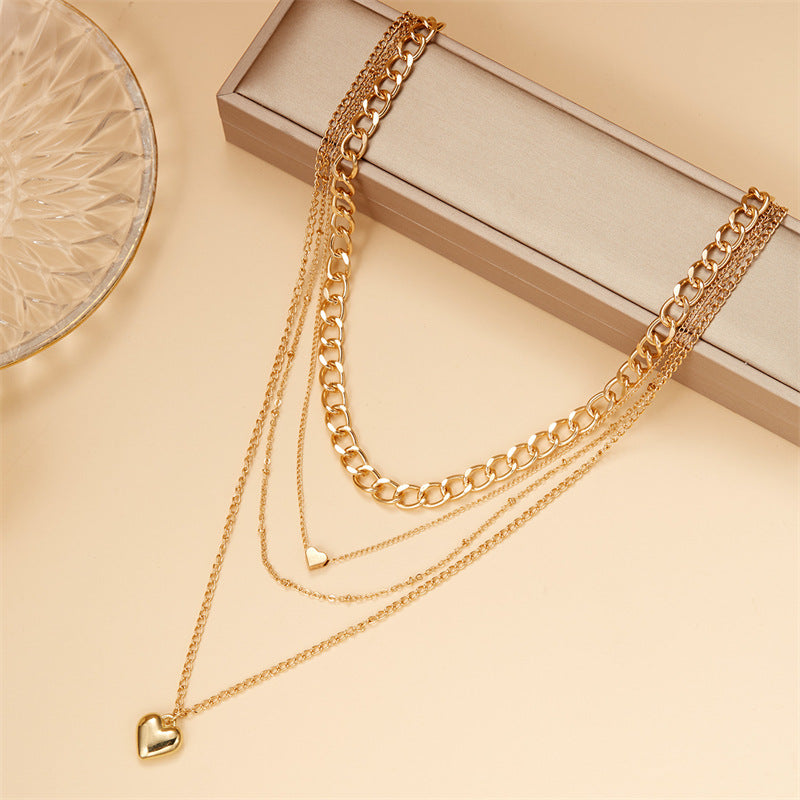 Women's High-grade Design Baroque Imitation Pearl Clavicle Necklaces