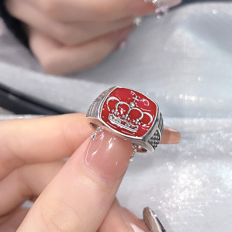 Wind High Sense Personalized Fashionable Twin Rings
