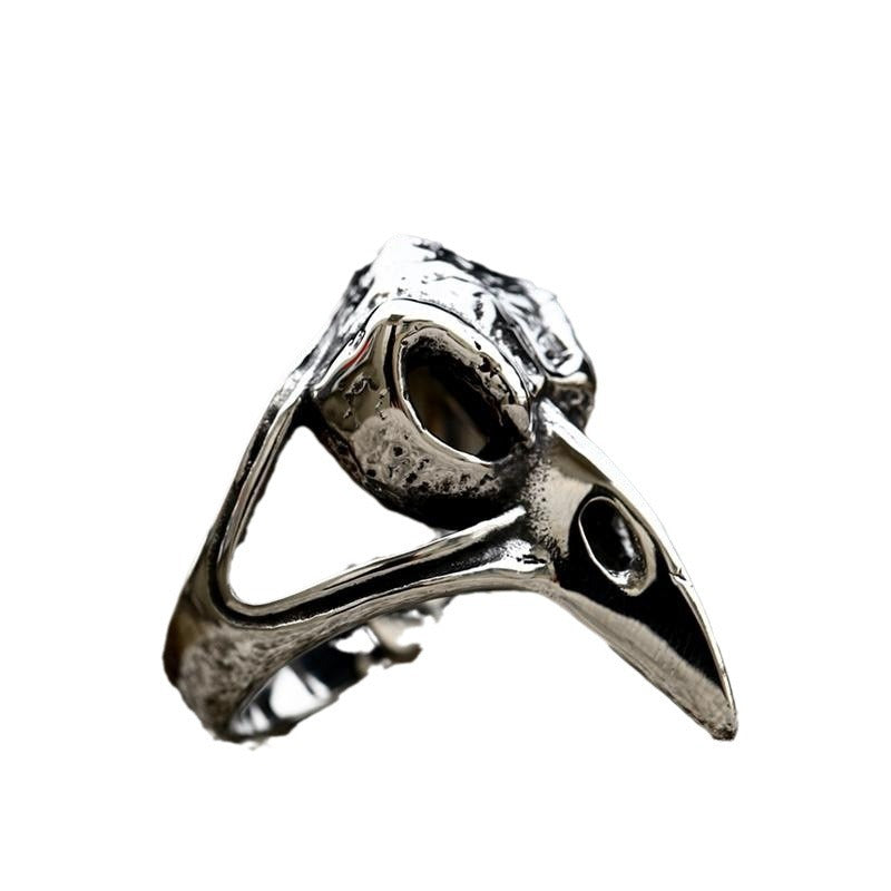 Men's Nordic Viking Crow Stainless Steel Retro Rings