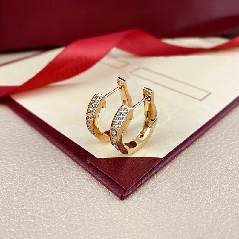 Horseshoe Trendy No Rhinestone Embed Full Rings