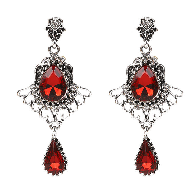 Women's Court Water Drop Style Light Luxury High-grade Earrings