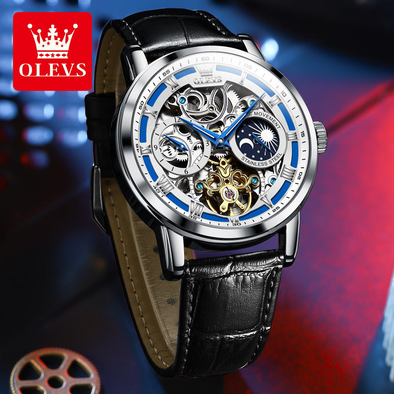 Men's Creative Beautiful Watch Automatic Hollow Mechanical Watches