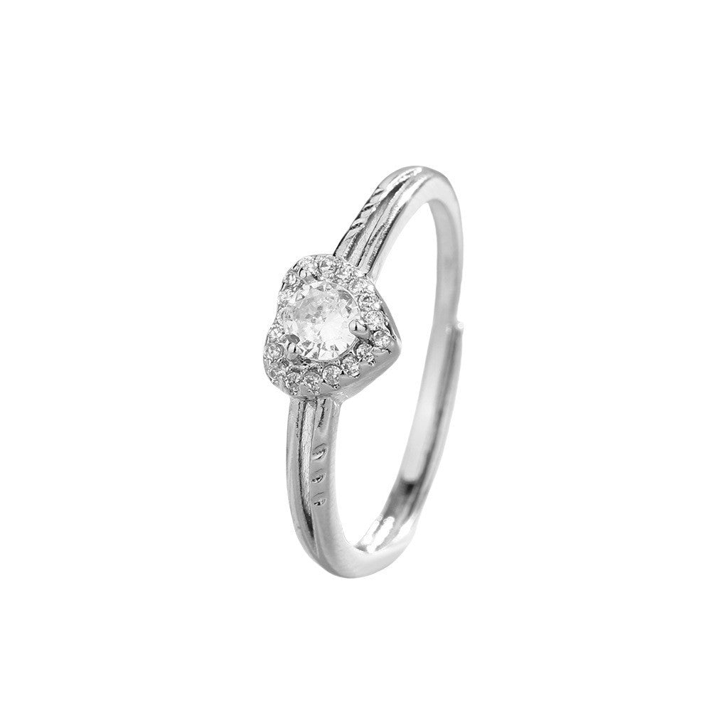 Women's East Gate Simple Geometric Super Flash Rings