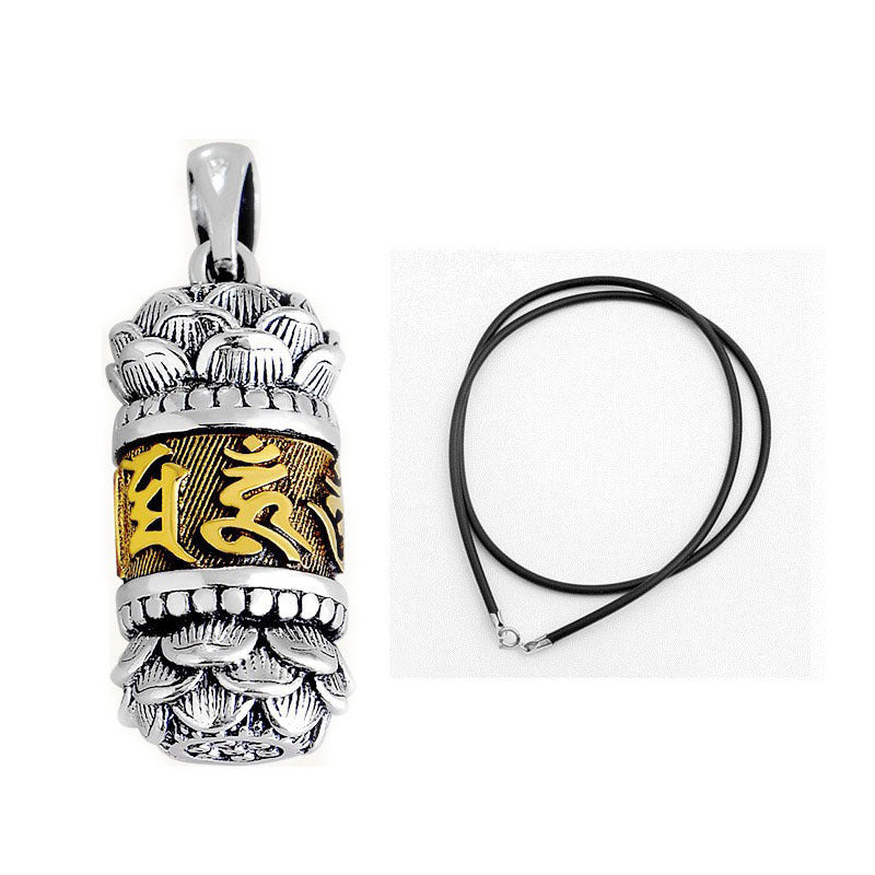 Women's & Men's Sier Charm Football Six Words Couple Good Pendants