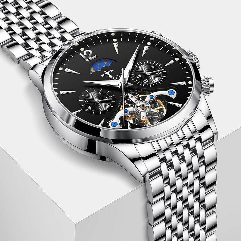 Men's Automatic Watch Stylish Versatile Waterproof Luminous Mechanical Watches
