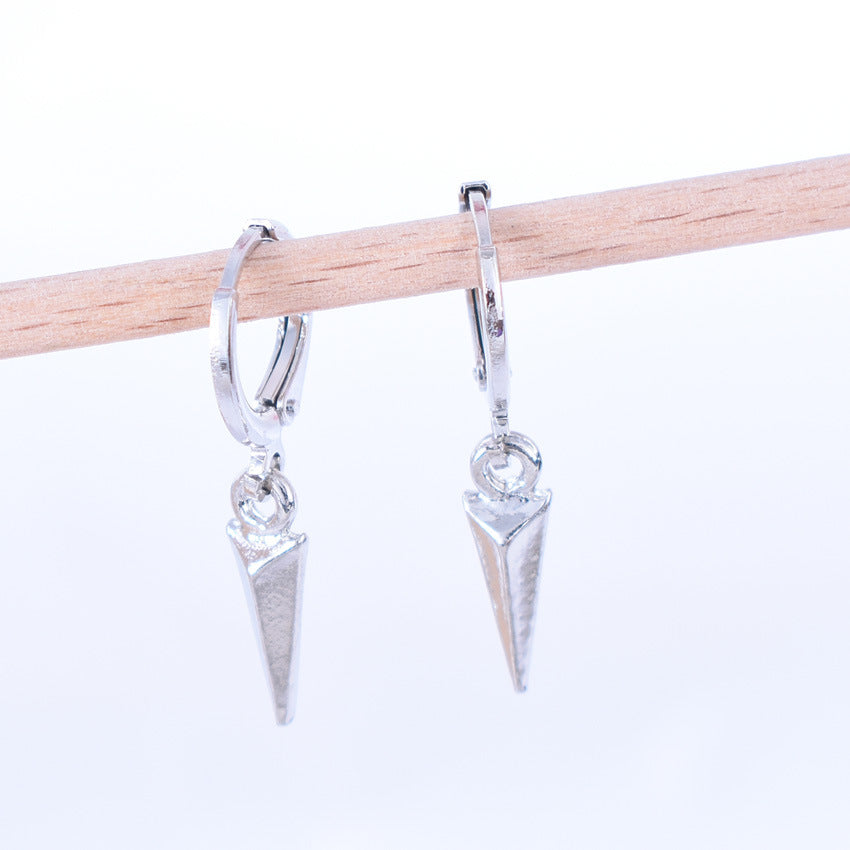 Women's Pearl Zircon Temperament Geometric Pieces Suit Earrings