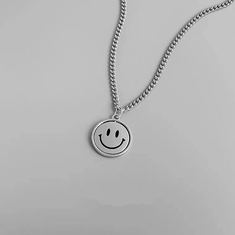 Women's & Men's Smiley Hip Hop Flip Expression Artistic Necklaces
