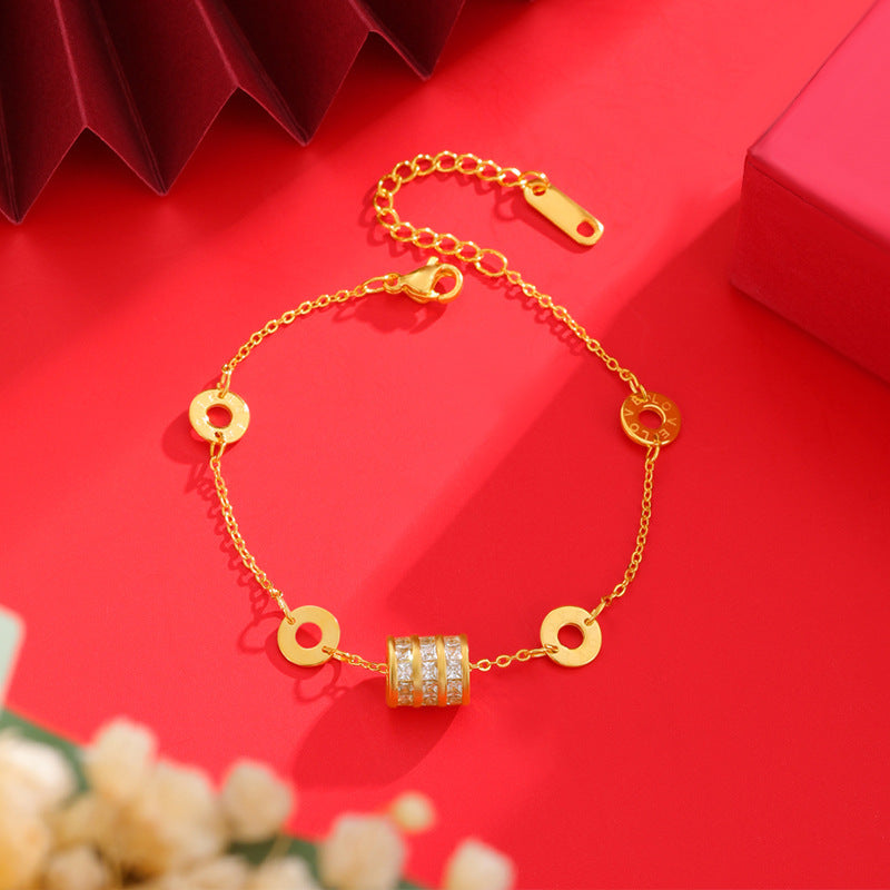 Bow Simulation Brass Decoration Vietnam Alluvial Gold Pendants