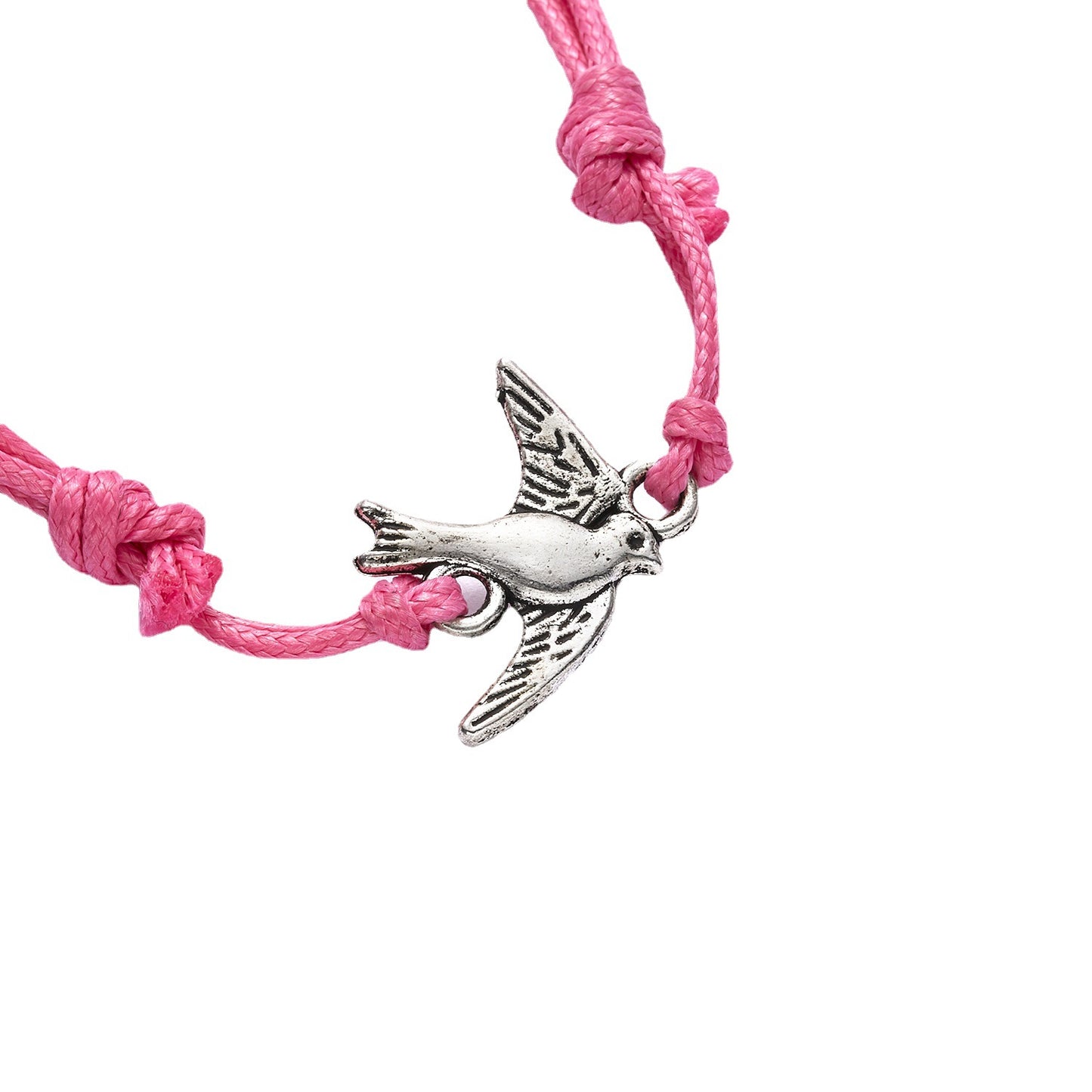 Paper Card Boy Couple Alloy Woven Bracelets