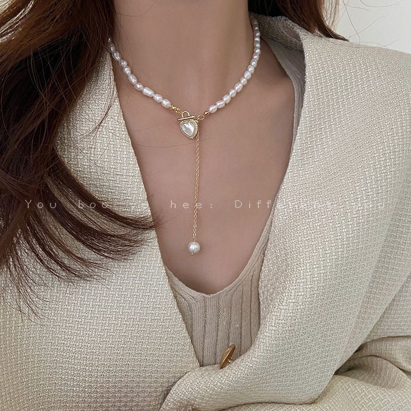 Female Light Luxury Minority High-grade Inlaid Zircon Necklaces