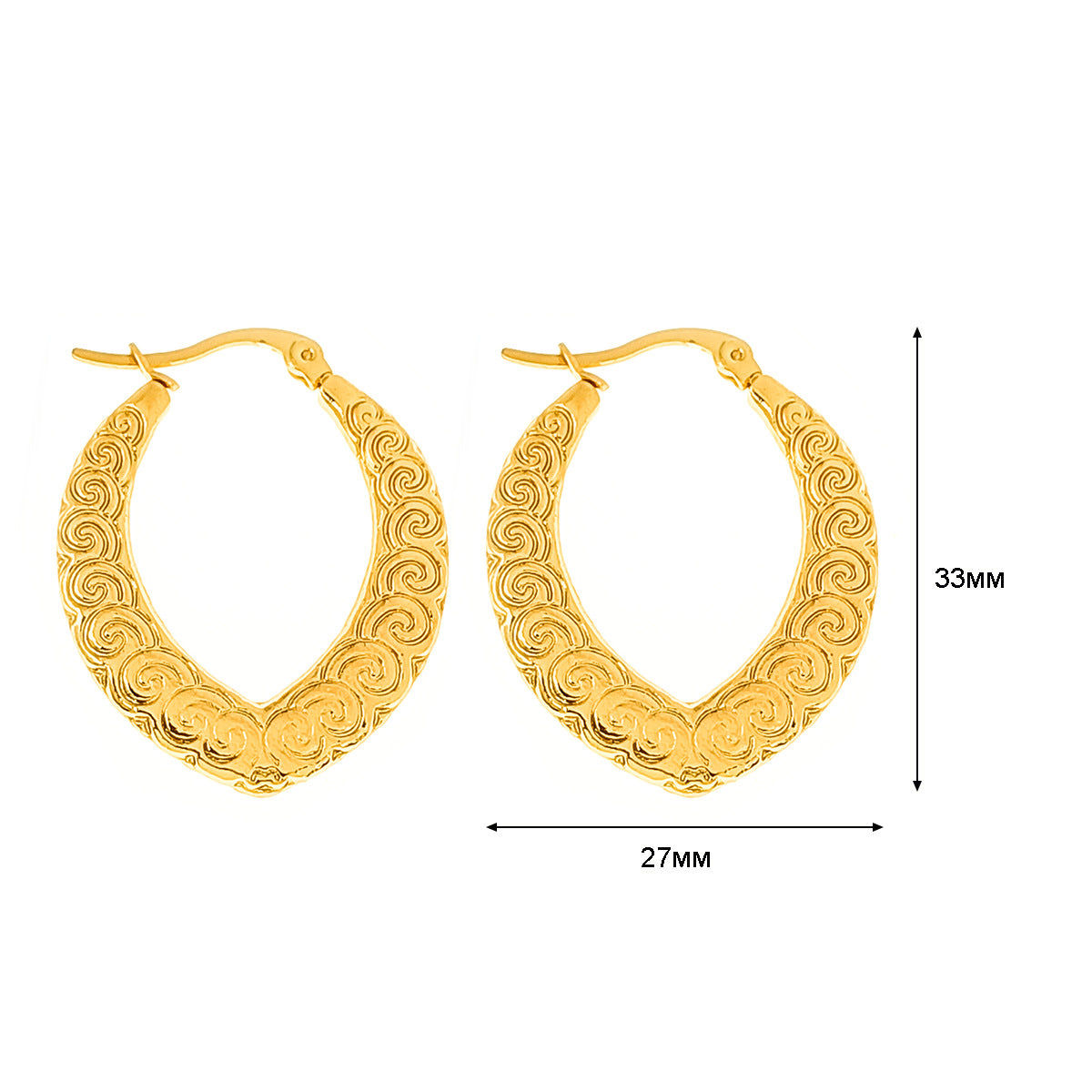 Steel Do Not Fade High-grade French Rings