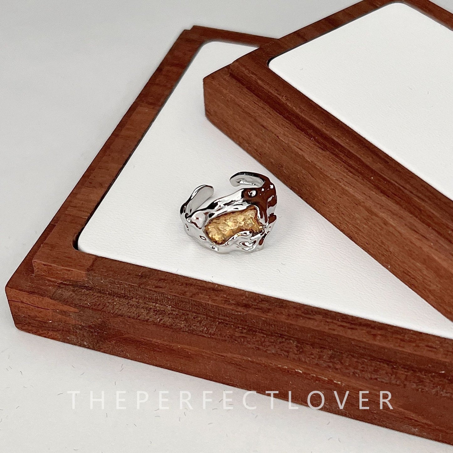 Style Geometric Heart Shape Opening Affordable Luxury Rings