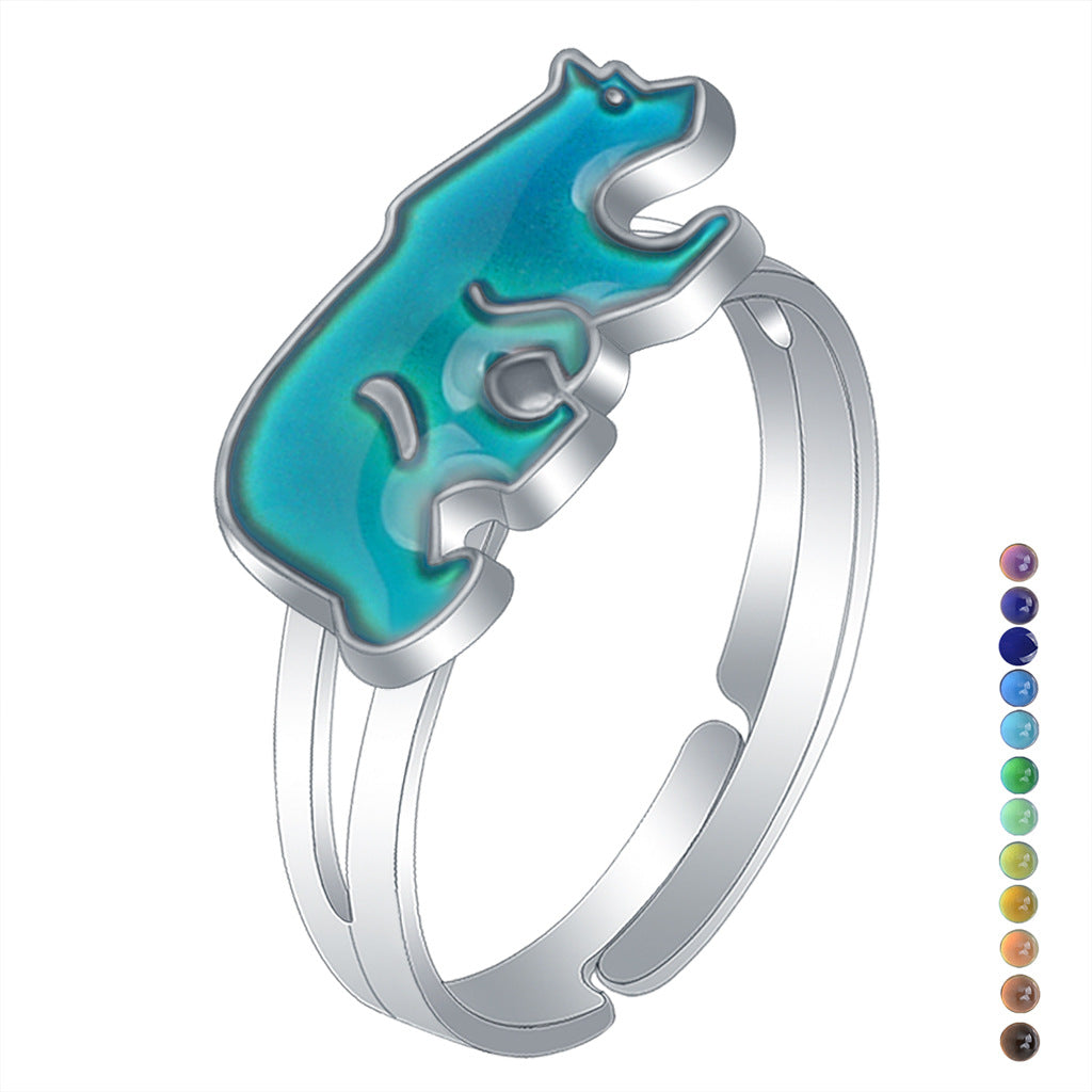 Women's Design Simple Princess Cartoon Cute Animal Rings