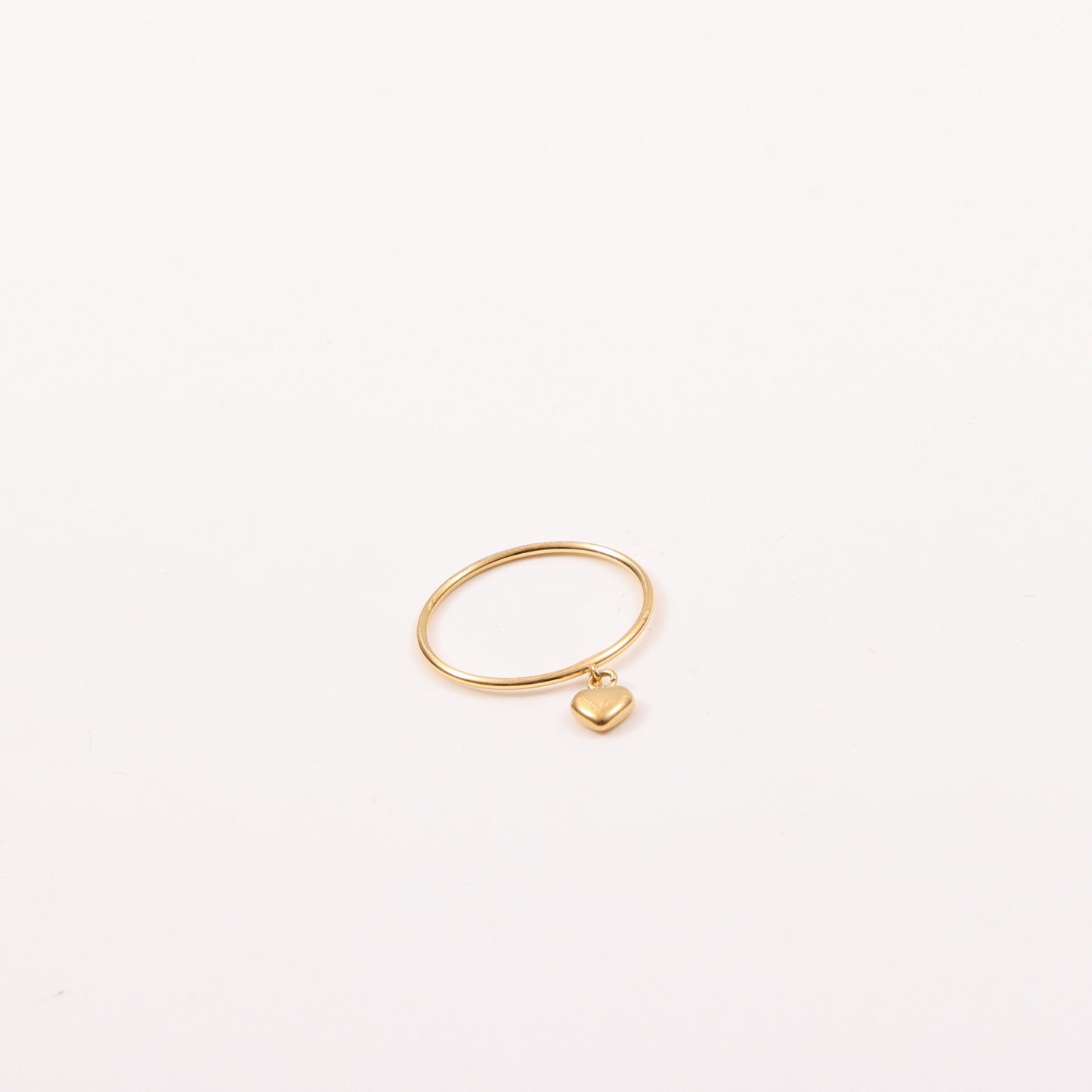 Movable Peach Heart Titanium Steel Gold Bracelets