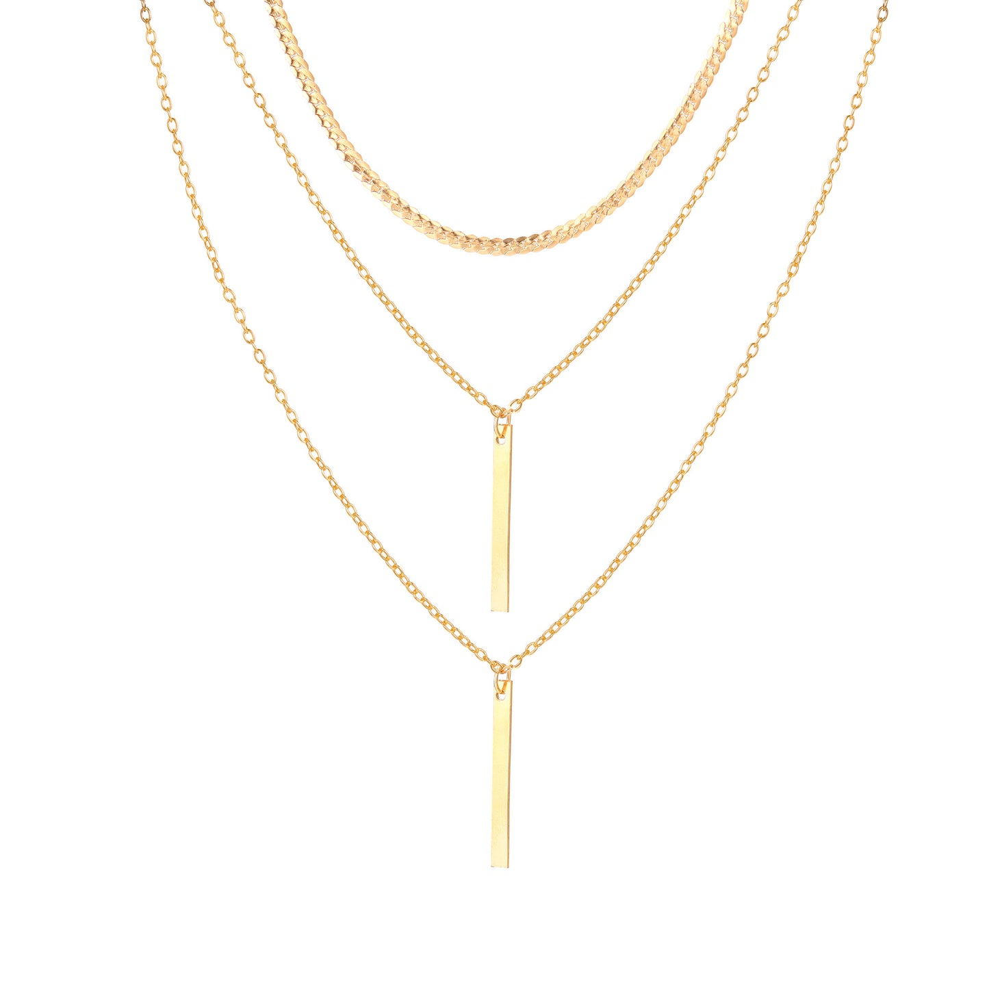 Women's Retro Affordable Luxury Niche Chain Set Simple Necklaces