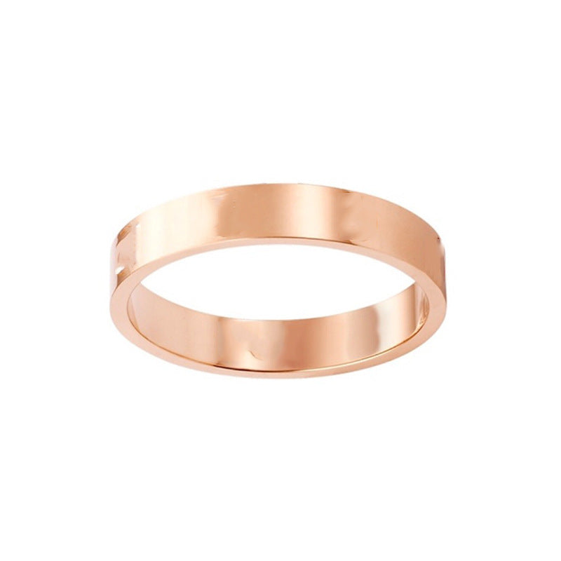 Ka Super High Version Couple Thick Electroplated Rings