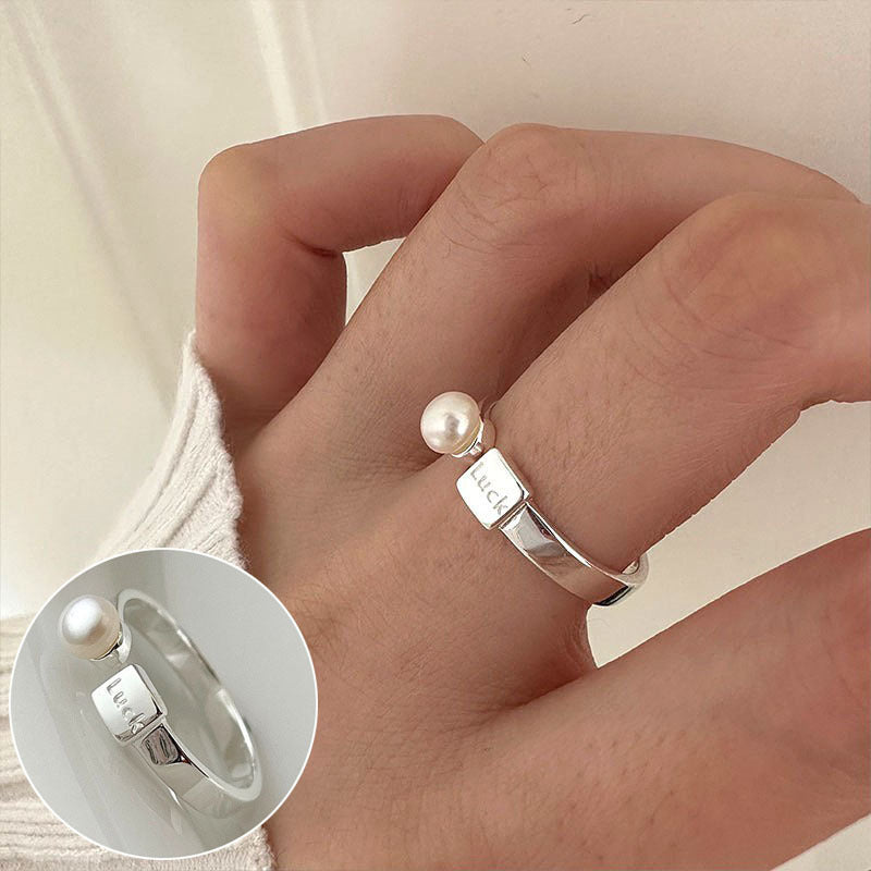 Pearl Female Exquisite Elegant Gentle Stylish Rings