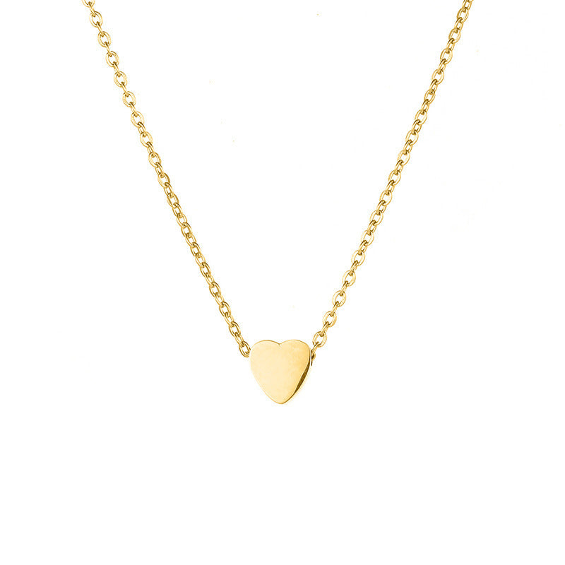 Women's Fashion Love Stainless Steel Short Clavicle Necklaces