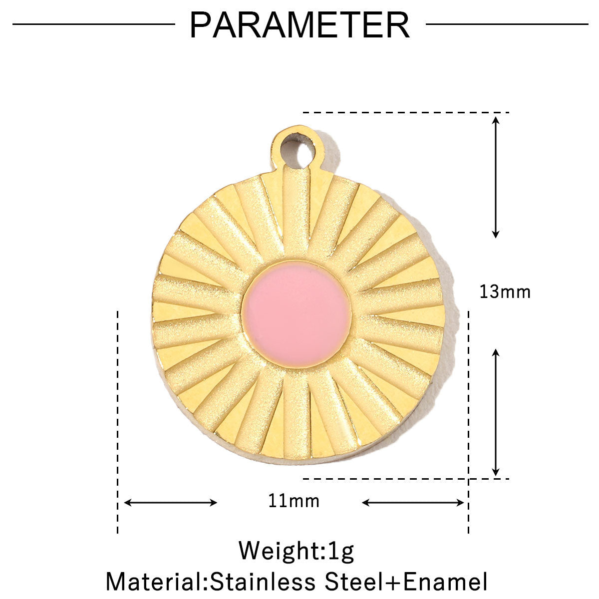 Steel Female Heart Fish Love Color Stainless Pendants