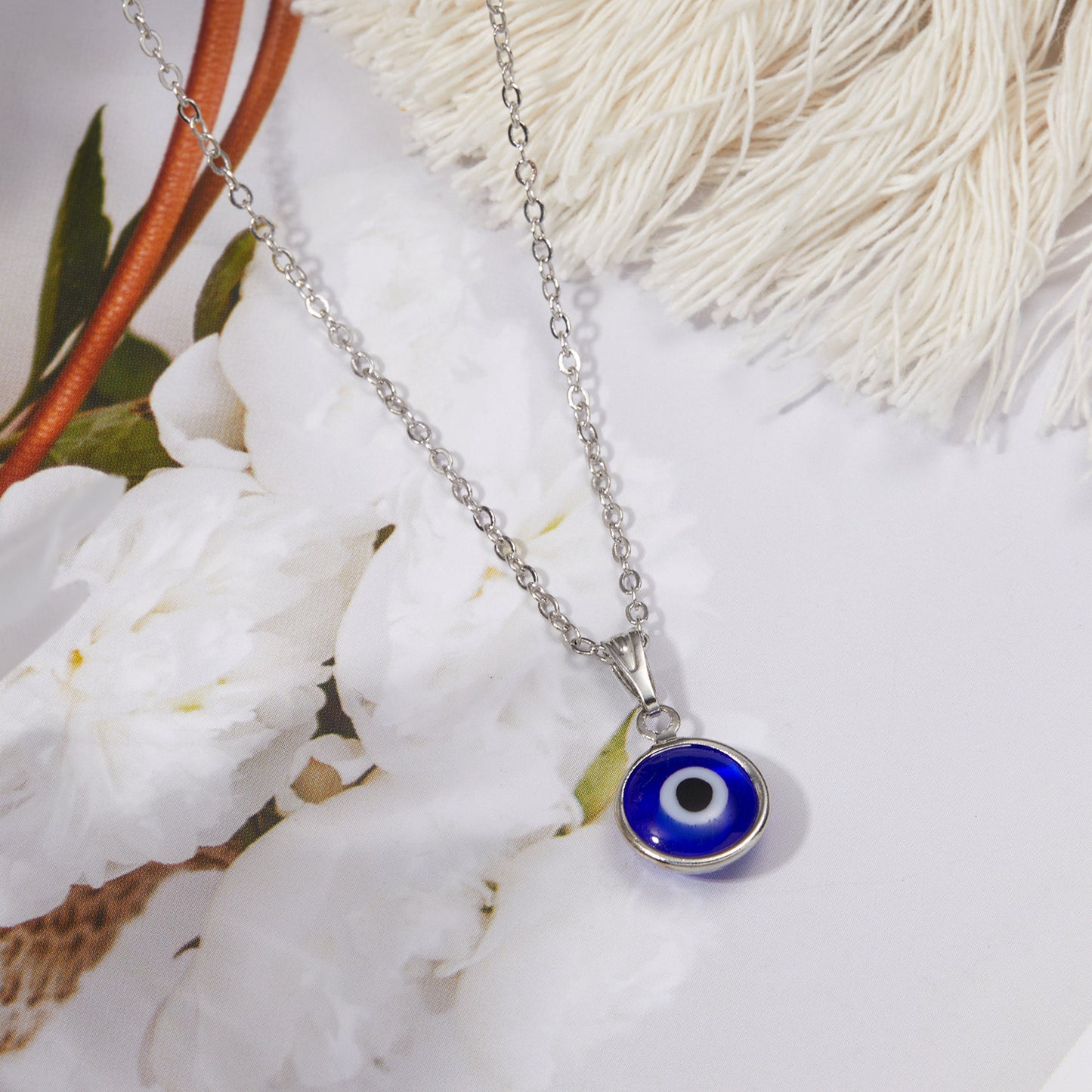 Devil's Eye Fashion Color Leather String Necklaces