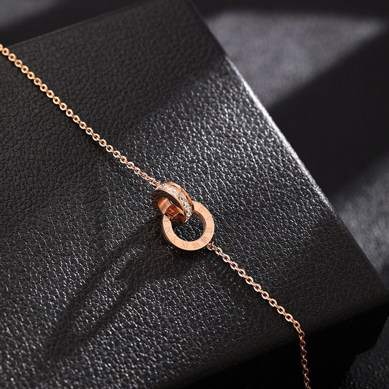 Women's Titanium Steel High-grade French Fashion Clavicle Necklaces