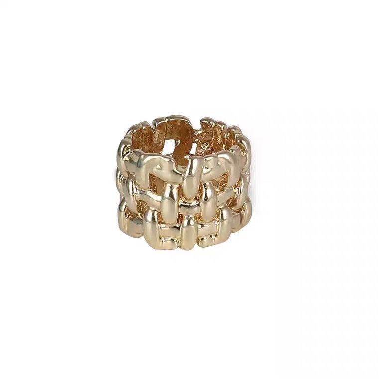 Personalized Mesh Index Finger Female Design Rings