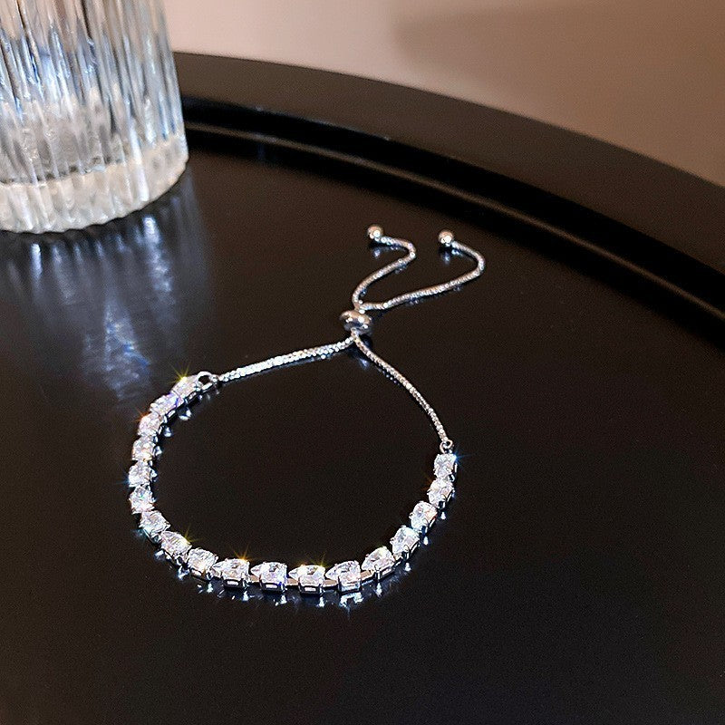 Women's Colorful Zircon Minority Simple Design Fashion Bracelets
