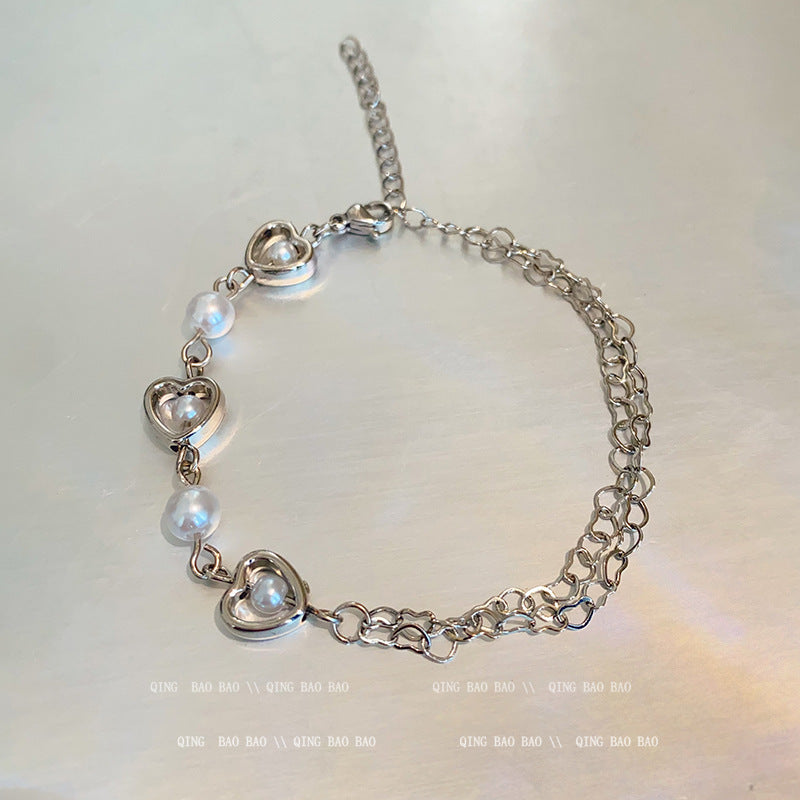 Women's Style Love Camellia High Sense Light Bracelets