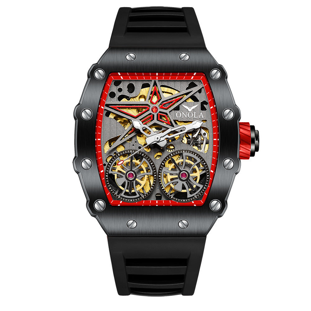 Men's Watch Rudder Flywheel Hollow Automatic Mechanical Watches