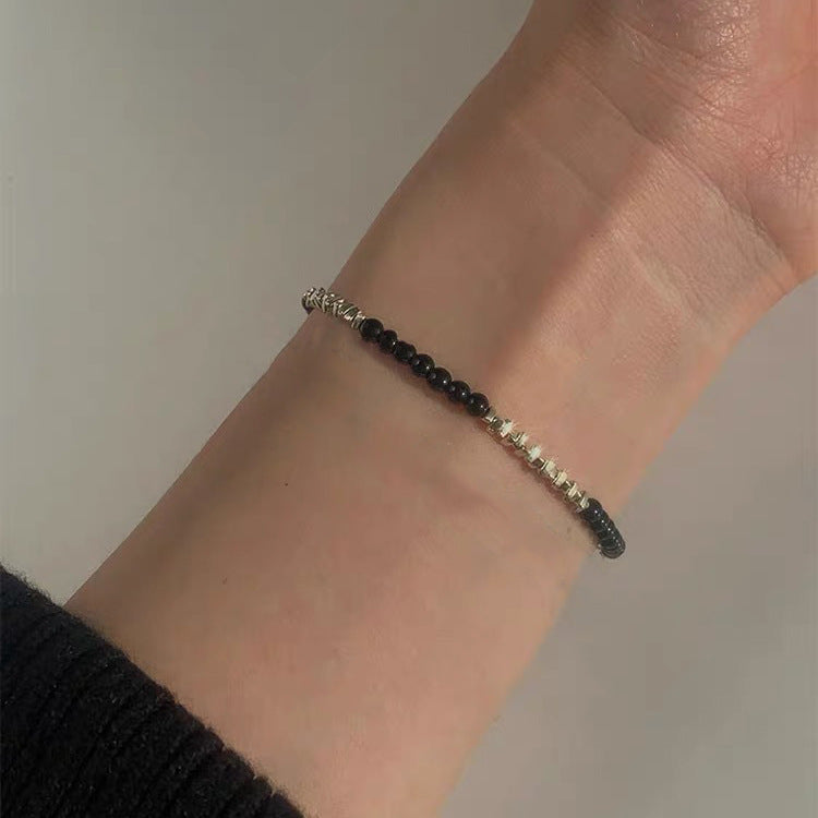 Twin Pearl Light Luxury Minority Exquisite Elastic Bracelets