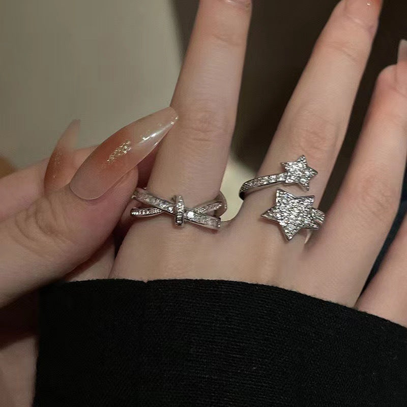 Female Niche Design Index Finger Light Rings