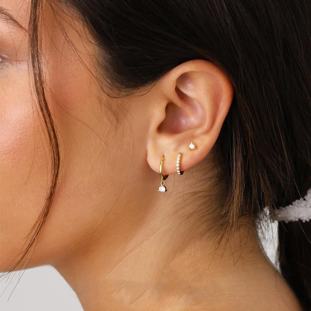 Women's Earings Set Fashionable Versatile Ear Clip Earrings