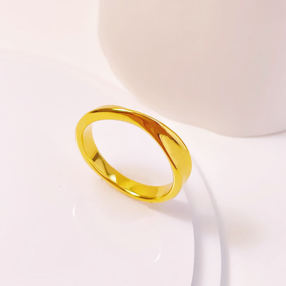 Mobius Strip Simple Fashion Personality Twisted Rings