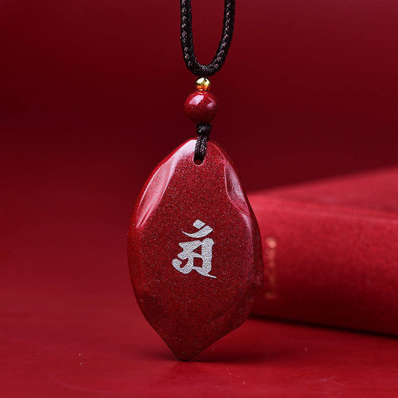 Sand Zodiac Bronzing Patron High Content Cinnabar Buddha Pendants