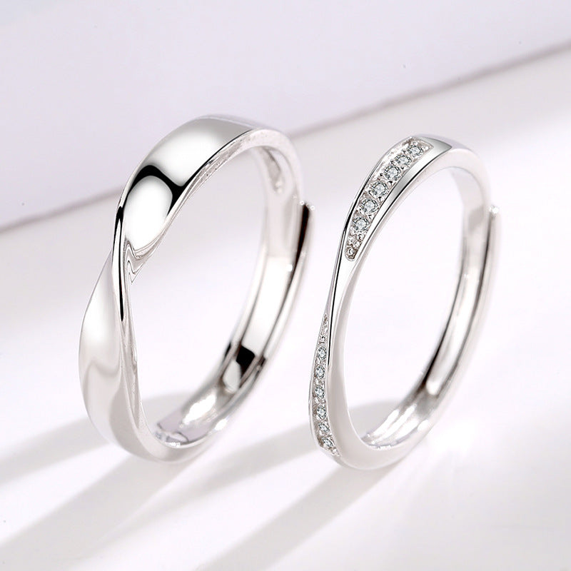 Couple Fashion Valentine's Day Female Simple Rings