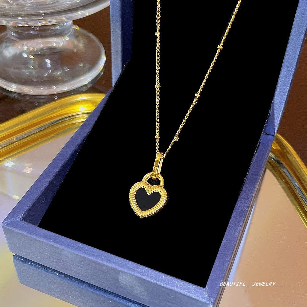 Women's Bow Zircon Clavicle Chain Titanium Steel Necklaces