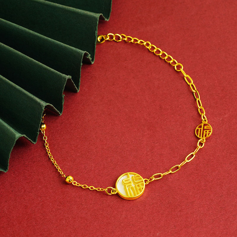 Bow Simulation Brass Decoration Vietnam Alluvial Gold Pendants