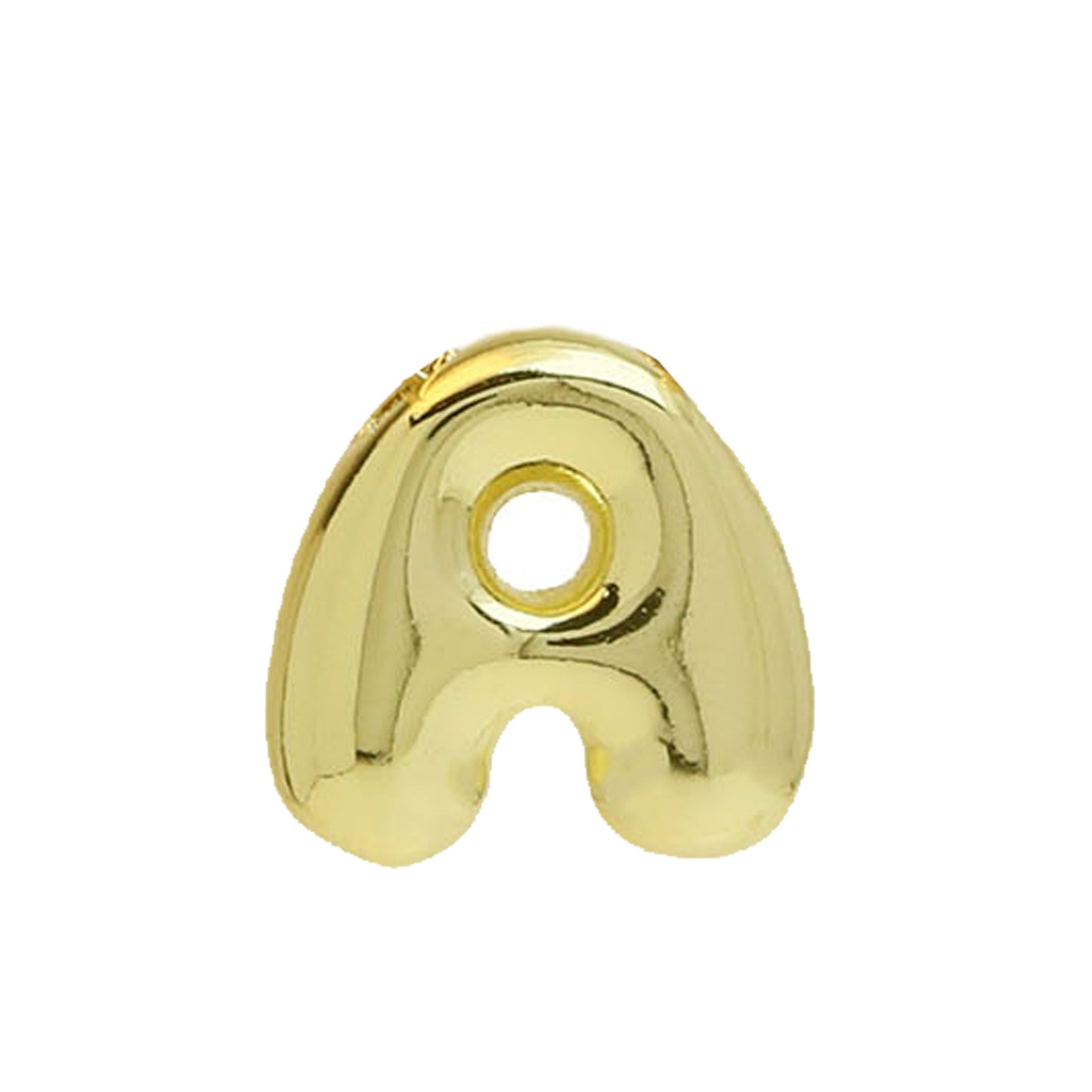 Gold Copper Bubble Balloon English Name Pendants