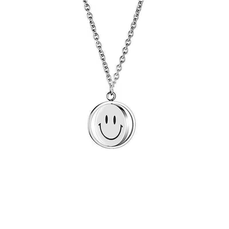 Women's & Men's Smiley Hip Hop Flip Expression Artistic Necklaces