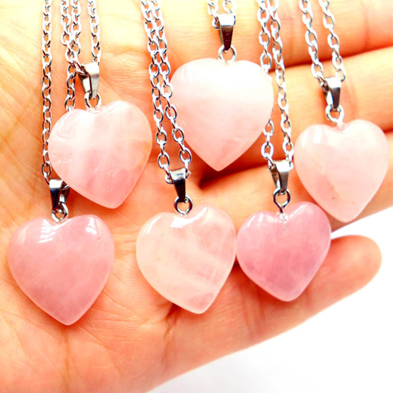 Ornament Natural Stone Amethyst Water Drop Pendants