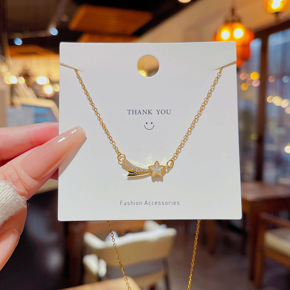Women's Versatile High-grade Zircon Light Luxury Minority Necklaces