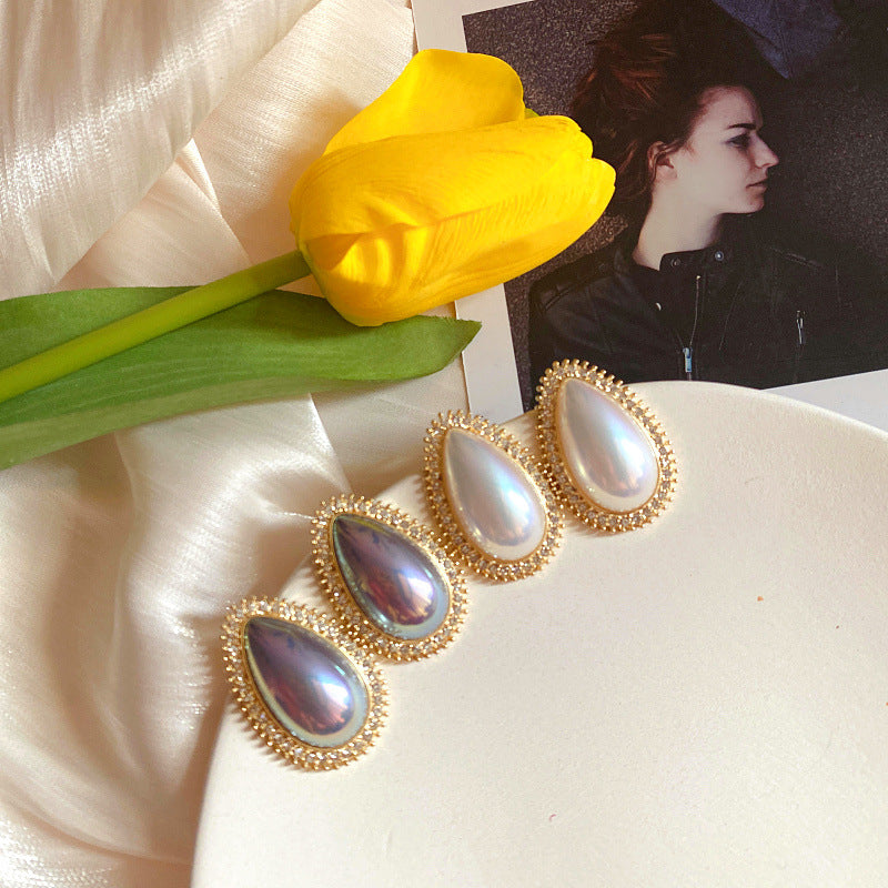Lux Exquisite Simple Graceful Full Diamond Earrings