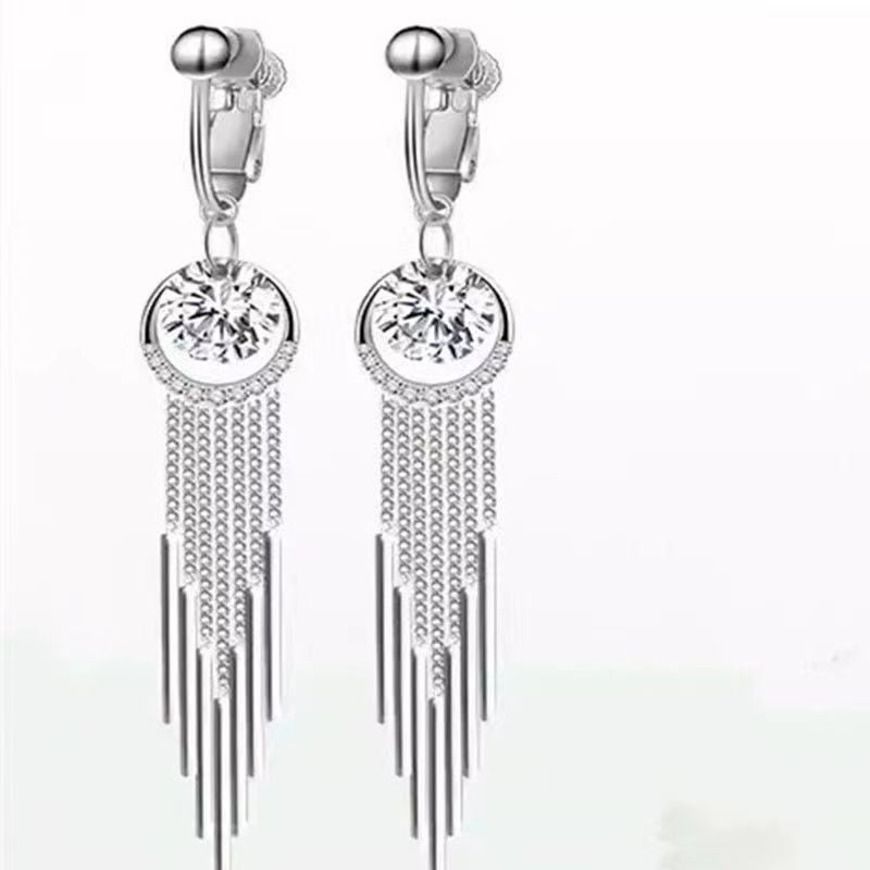 Women's High-grade Tassel Light Luxury Long Rings